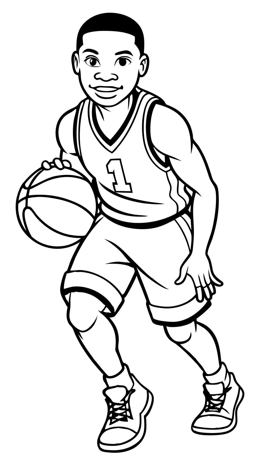 coloriages de basket-ball cool